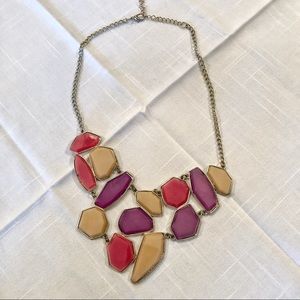 Embellished Stone Fashion Necklace